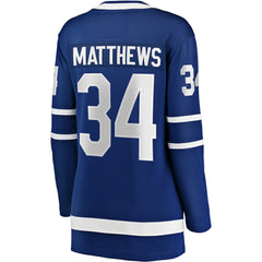 NHL Auston Matthews Toronto Maple Leafs Fanatics Women's Home Breakaway Jersey - Blue