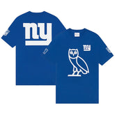 New York Giants OVO Owl Logo T-Shirt Royal