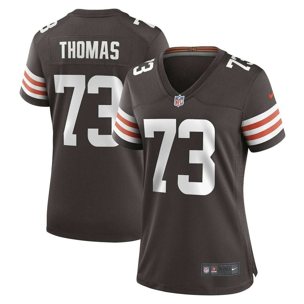 NFL Joe Thomas Cleveland Browns Women's Retired Game Player Jersey - Brown