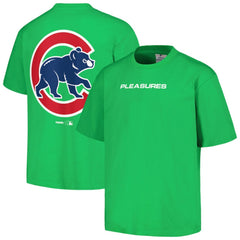 Chicago Cubs PLEASURES Ballpark T-Shirt - Green T-shirts