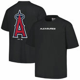 Los Angeles Angels PLEASURES Ballpark T-Shirt - Black T-shirts