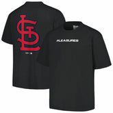 St. Louis Cardinals PLEASURES Ballpark T-Shirt - Black T-shirts