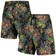 Boston Red Sox PLEASURES Floral Shorts - Black Shorts