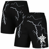 Houston Astros PLEASURES Lightning Shorts - Black Shorts