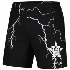 Houston Astros PLEASURES Lightning Shorts - Black Shorts