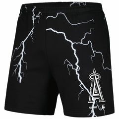 Los Angeles Angels PLEASURES Lightning Shorts - Black Shorts