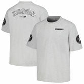 Houston Astros PLEASURES Team T-Shirt - Gray T-shirts