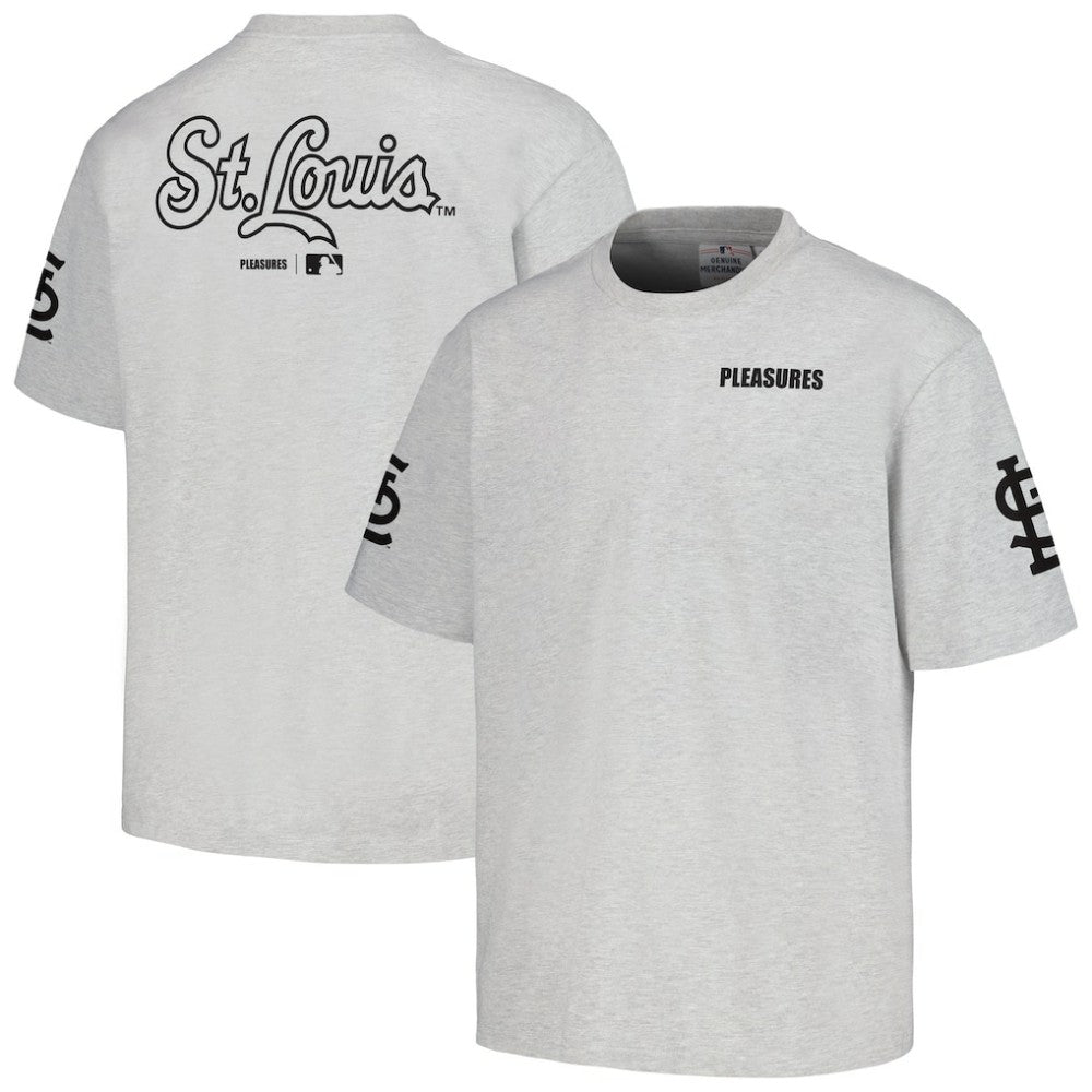 St. Louis Cardinals PLEASURES Team T-Shirt - Gray T-shirts