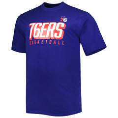 Philadelphia 76ers Big & Tall Two-Pack T-Shirt Set Royal/White