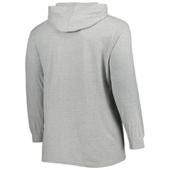 Chicago Bulls Big & Tall Pullover Hoodie Heather Gray