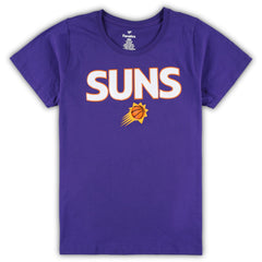 Phoenix Suns Women's Plus Size T-Shirt & Shorts Combo Set Purple/Heather Gray