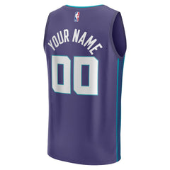NBA Charlotte Hornets Fast Break Custom Jersey - Purple - Statement Edition