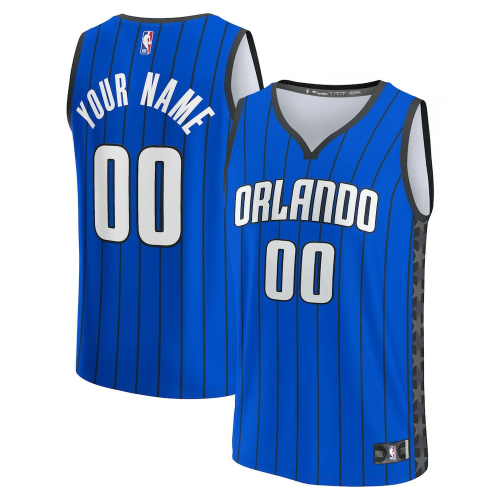 NBA Orlando Magic Fast Break Custom Jersey - Blue - Statement Edition