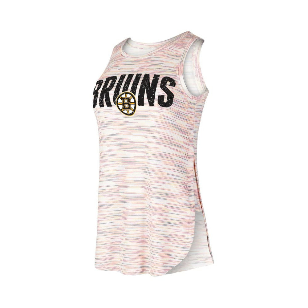 NHL Boston Bruins Concepts Sport Women's Sunray Multicolor Tri-Blend Tank Top