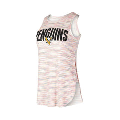 NHL Pittsburgh Penguins Concepts Sport Women's Sunray Multicolor Tri-Blend Tank Top
