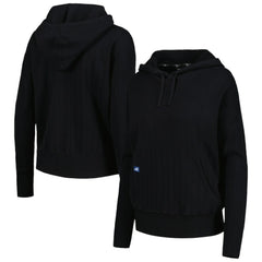 Los Angeles Dodgers Levelwear Women's Dream Icon Tab Pullover Hoodie - Black Hoodies