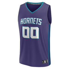 NBA Charlotte Hornets Youth Fast Break Replica Custom Jersey - Statement Edition - Purple