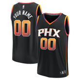 NBA Phoenix Suns Youth Fast Break Replica Custom Jersey - Statement Edition - Black