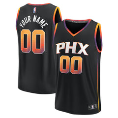 NBA Phoenix Suns Youth Fast Break Replica Custom Jersey - Statement Edition - Black
