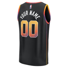 NBA Phoenix Suns Youth Fast Break Replica Custom Jersey - Statement Edition - Black