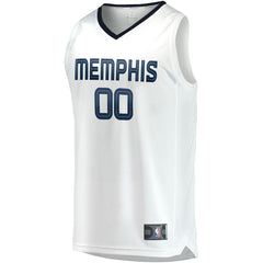 NBA Memphis Grizzlies Fast Break Custom Replica Jersey - Association Edition - White