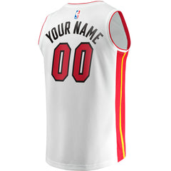 NBA Miami Heat Fast Break Custom Replica Jersey - Association Edition - White