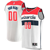 NBA Washington Wizards Fast Break Custom Replica Jersey - Association Edition - White