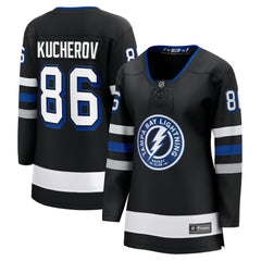 NHL Nikita Kucherov Tampa Bay Lightning Fanatics Women's Breakaway Jersey - Black