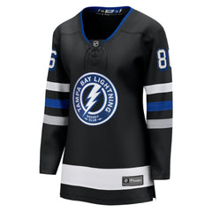 NHL Nikita Kucherov Tampa Bay Lightning Fanatics Women's Breakaway Jersey - Black