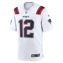 NFL Tom Brady New England Patriots Retired Game Jersey - White