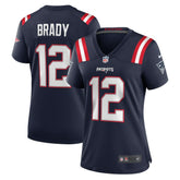 NFL Tom Brady New England Patriots Women's Retired Game Jersey - Navy