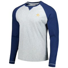 Houston Astros johnnie-O Alsen Raglan Long Sleeve T-Shirt - Navy/Heather Gray T-shirts