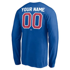 Atlanta Braves Personalized Cooperstown Collection Winning Streak Long Sleeve T-Shirt - Royal T-shirts