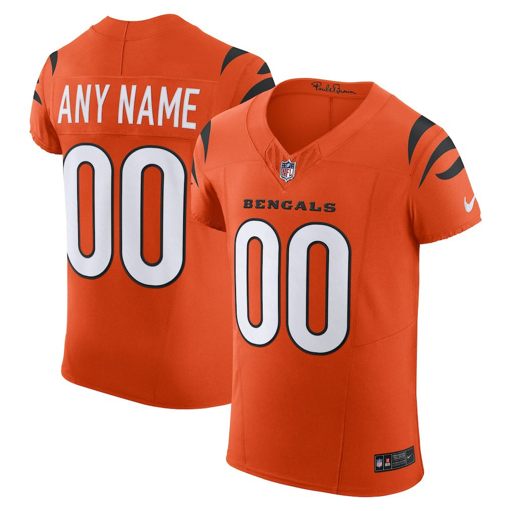 NFL Cincinnati Bengals Alternate Vapor F.U.S.E. Elite Custom Jersey - Men's Orange