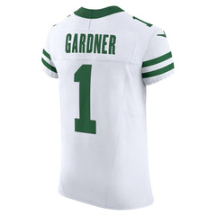NFL Ahmad Sauce Gardner New York Jets Alternate Vapor F.U.S.E. Elite Jersey - White