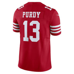 NFL Brock Purdy San Francisco 49ers Vapor F.U.S.E. Limited Jersey - Scarlet