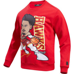 Trae Young Atlanta Hawks Pro Standard Avatar Pullover Sweatshirt Red