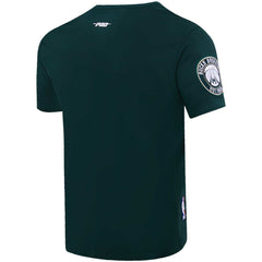 Giannis Antetokounmpo, Jrue Holiday, Khris Middleton Milwaukee Bucks Pro Standard Multi Lineup T-Shirt Hunter Green
