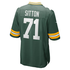 NFL Josh Sitton Green Bay Packers Retired Game Jersey - Green