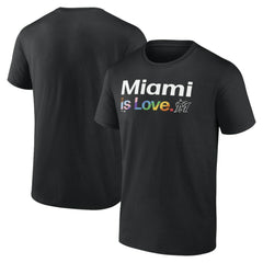Miami Marlins City Pride T-Shirt - Black T-shirts