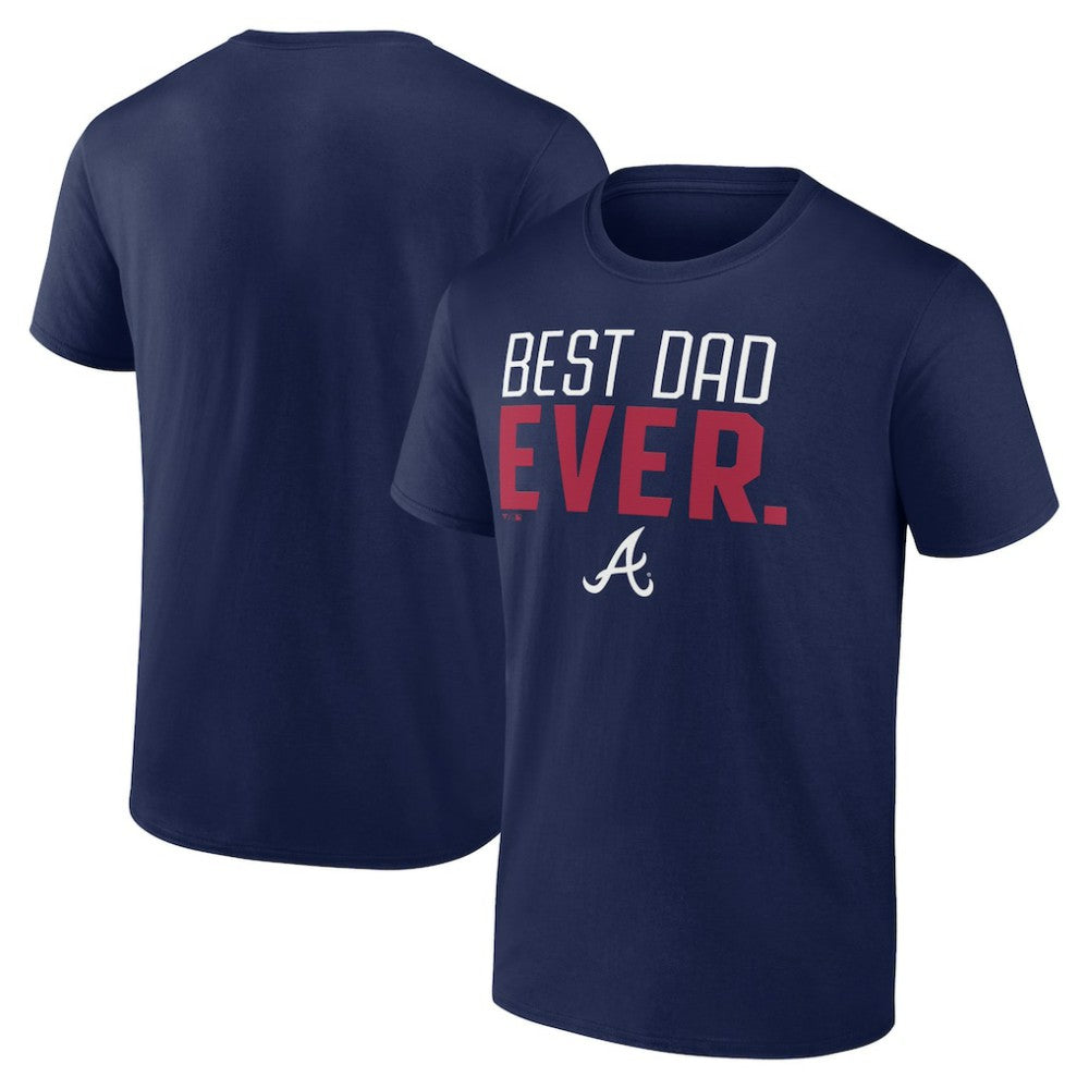 Atlanta Braves Best Dad Ever T-Shirt - Navy T-shirts
