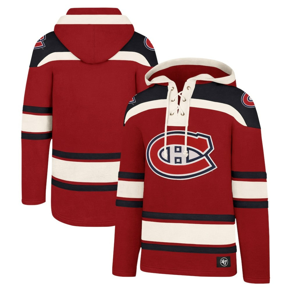 NHL Montreal Canadiens '47 Superior Lacer Hoodie - Red