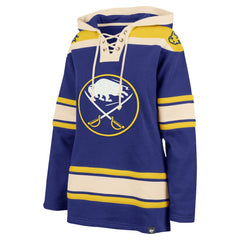 NHL Buffalo Sabres '47 Women's Superior Lacer Pullover Hoodie - Royal