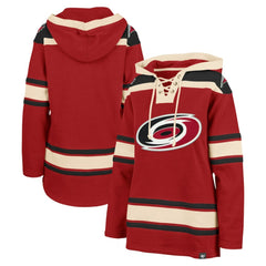NHL Carolina Hurricanes '47 Women's Superior Lacer Pullover Hoodie - Red