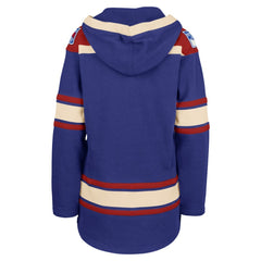 NHL New York Rangers '47 Women's Superior Lacer Pullover Hoodie - Blue
