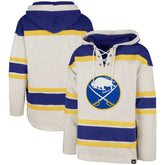 NHL Buffalo Sabres '47 Rockaway Lacer Pullover Hoodie - Oatmeal