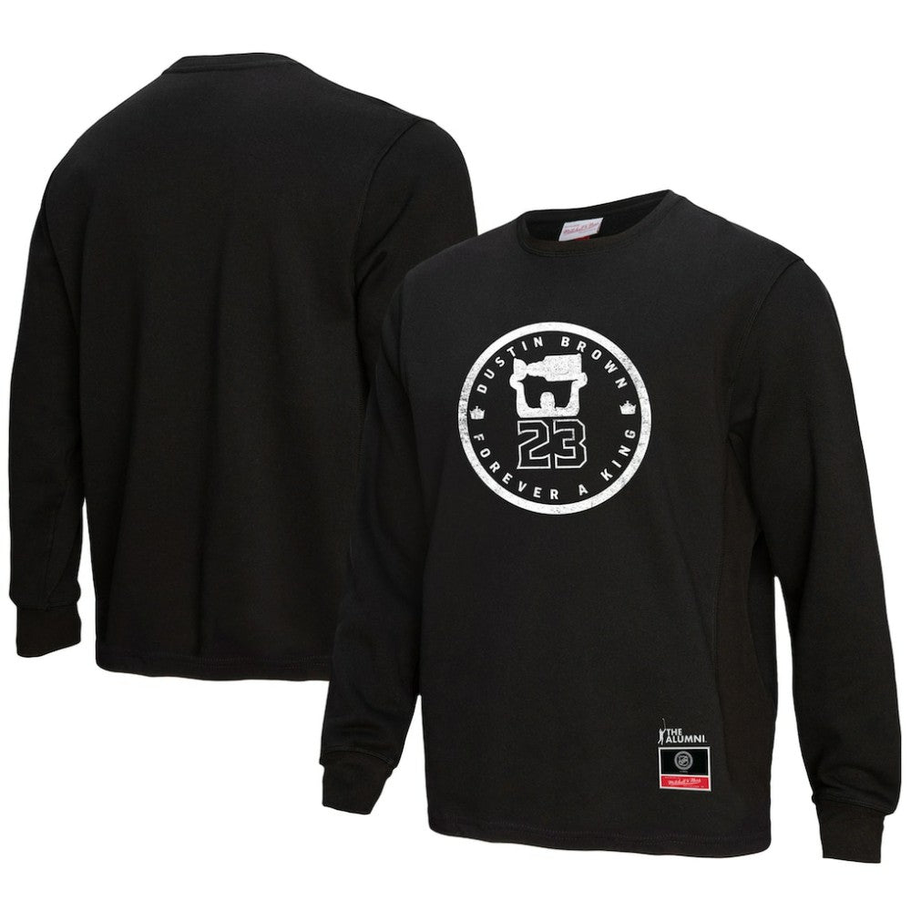 NHL Dustin Brown Los Angeles Kings Mitchell & Ness Forever A King Long Sleeve T-Shirt - Black
