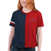St. Louis Cardinals Starter Women's Power Move T-Shirt - Red/Navy T-shirts