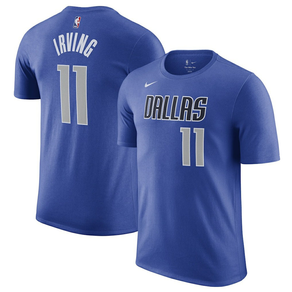 Kyrie Irving Dallas Mavericks Icon Name & Number T-Shirt Blue