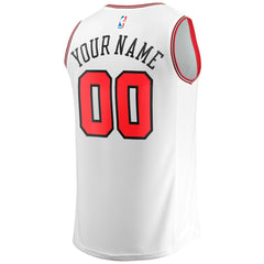 NBA Chicago Bulls Youth Fast Break Replica Custom Jersey sale - Association Editi- White